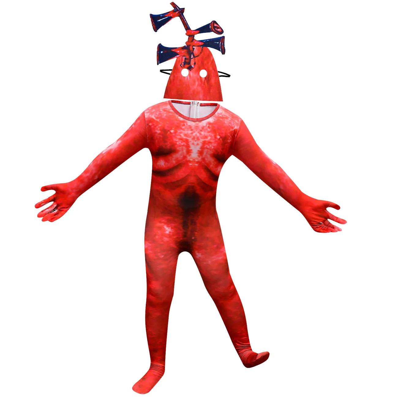 Fantasia infantil para cabeça de sirene, traje para cosplay de halloween com máscara, roupa para meninos, meninas, anime engraçado, festa de carnaval - Image 1
