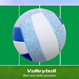 Bola leve de voleibol para iniciantes, à prova de vazamento, fácil de limpar, treinamento nórdico, tamanho 5 - Image 3