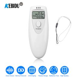 Testador de respiração de álcool digital portátil display lcd inalador medidores de álcool analisador portátil bafômetro detector teste - Image 1