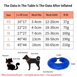 Colar inflável macio para animais de estimação, Cone de cabeça para cachorro, Colar eletrônico projetado para proteger animais de estimação, Pós-cirurgia - Image 4
