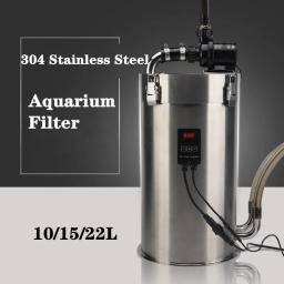 filtro aquario externo Filtro para aquário,canister aquarium filter, filtro externo ultra silencioso de aço inoxidável para tanque de peixes aquario acessório filtro de agua - Image 1