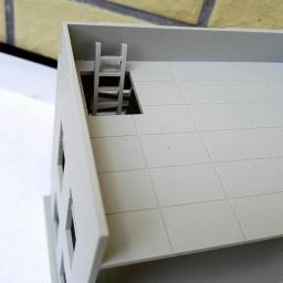 1:50 1:72 danificado edifício militar modelo casa de construção kit plástico para decoração de layout de cenário arquitetônico - Image 4