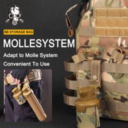 Sinairsoft-tático saco 1000d nylon armazenamento saco, bb bolsa dobrável, grande volume, paintball, airsoft tiro acessórios - Image 5