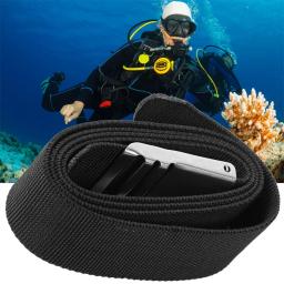 Cinto de cintura de mergulho com fivela de liberação rápida mergulho peso webbing cinto de cintura adicionando cinto de peso 304 fivela de aço inoxidável - Image 3