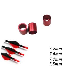 Conjunto de acessórios para flecha, 50 peças anel de flecha à prova de explosão em novas cores para arco de 7.3-8.0mm fora do diâmetro do eixo do anel de flecha - Image 4