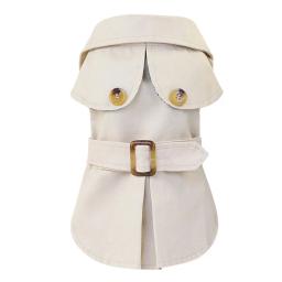Estilo britânico animais de estimação roupas para cães inverno engrossar casaco trajes hoodies roupas para pequenos cães filhote de cachorro roupas de gato - Image 1