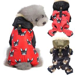 Dog Coat Jacket Roupas Cachorro Quente Cachorro Impermeável Com Capuz Pet Vestuário Chihuahua French Bulldog Clothes - Image 2