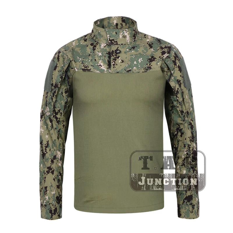 Camisa militar arqueada com folhas e arco emerson, uniforme de combate, armadura corporal, roupa tática para caça, esportes ao ar livre - Image 1