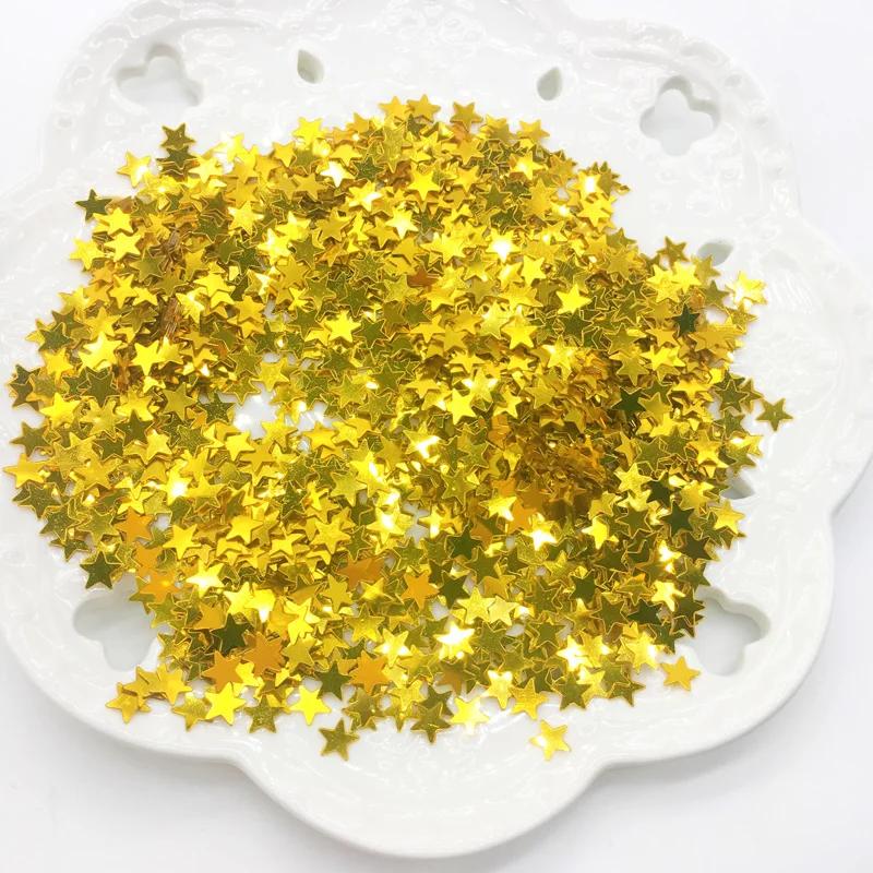 Confete para decoração de festa 3000mm, confete de mesa em ouro e prata - Image 1