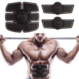 Aparelho de estimulação muscular elétrica sem fio, dispositivo de treino abdominal inteligente com tecnologia ems, para massagem modeladora, perda de peso e fitness - Image 1