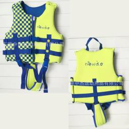 Colete salva-vidas Neoprene Safety para crianças, Jaqueta de natação, Esportes aquáticos, Caiaque e canoagem, Maiô à deriva, Roupa de banho - Image 4