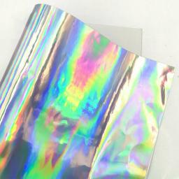 Adesivo vinil permanente para artesanato, adesivo holográfico de arco-íris e prata, à prova d'água, carta de scrapbook, copo de vinil/parede/vidro, rolo de adesivos faça você mesmo - Image 1