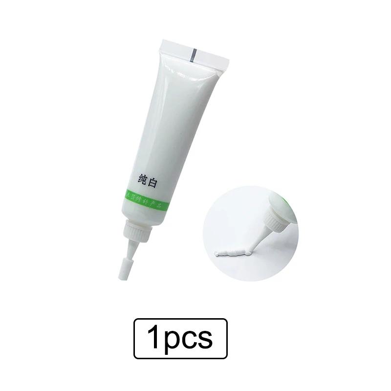 Tinta branca pura para reparo de móveis, Tinta para porta e chão de madeira, Agente de reparo Scratch Crack, 18g - Image 1
