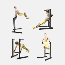 Barras paralelas internas multi-funcionais com flexão e extensão dos braços, equipamento de treinamento da aptidão em casa - Image 5