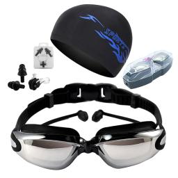 Óculos de Natação Profissional Anti-Fog UV Ajustável Óculos Belt Swim Goggle Homens Mulheres Waterproof Silicone Swim Óculos Eyewear - Image 1