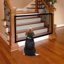 Cerca do animal de estimação para o cão interno e exterior segurança portão engenhoso malha cerco suprimentos para animais de estimação dropshipping - Image 1
