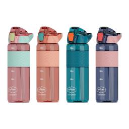 Garrafa De Água Material Tritan com Palha, 750ml, Ecológico, Durável, Ginásio De Fitness, Shaker De Esporte Ao Ar Livre, Garrafa De Bebida - Image 5