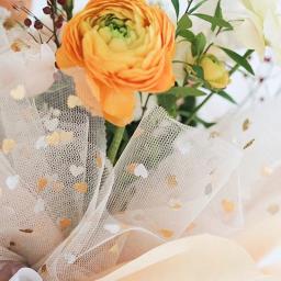 Buquê De Coração Papel De Embrulho, Caixa De Presente De Festa De Casamento, Artesanato De Decoração DIY, Scrapbook De Flores, Embalagem De Origami, Lantejoulas Douradas, 1m - Image 4