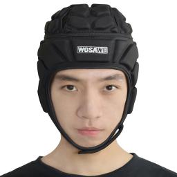 Capacete ajustável para goleiro, esporte para futebol, rugby, protetor de cabeça - Image 3
