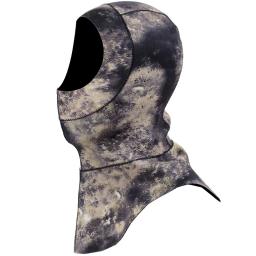 Touca de mergulho de neoprene para praia, proteção para os cabelos, com ombro e cobertura de pescoço - Image 5