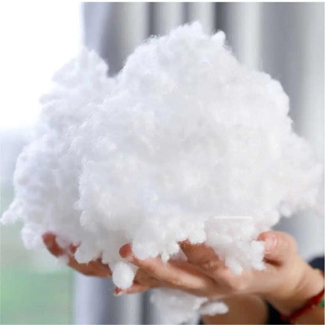 Enchimento Eco 3D de Lã de Algodão PP Oco para Travesseiros, Brinquedos de Pelúcia e Almofadas DIY