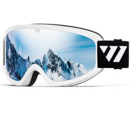 Juli marca óculos de esqui camadas duplas uv400 anti-nevoeiro grande máscara de esqui óculos de neve dos homens mulheres snowboard óculos de neve w1 - Image 1