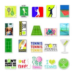 Esportes Tênis Verde Adesivos, DIY, geladeira, laptop, bagagem, skate, grafite decalques, adesivo decalque, 10 pcs, 30 pcs, 50 pcs - Image 5