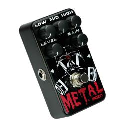 Moen pedal efeito guitarra metal alto ganho distorção AM-MT pedais pode obter voz cheia com amplificador alto-falante - Image 5