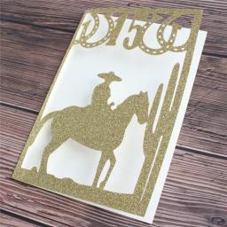 Cartão de convite com estampa personalizada para festa de aniversário e comemoração de 15 anos - Image 5