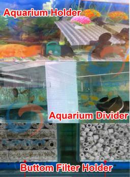 Divisor de plástico para aquário, suporte para tanque de peixes, bandeja de gotejamento, rede de suporte multifuncional - Image 3