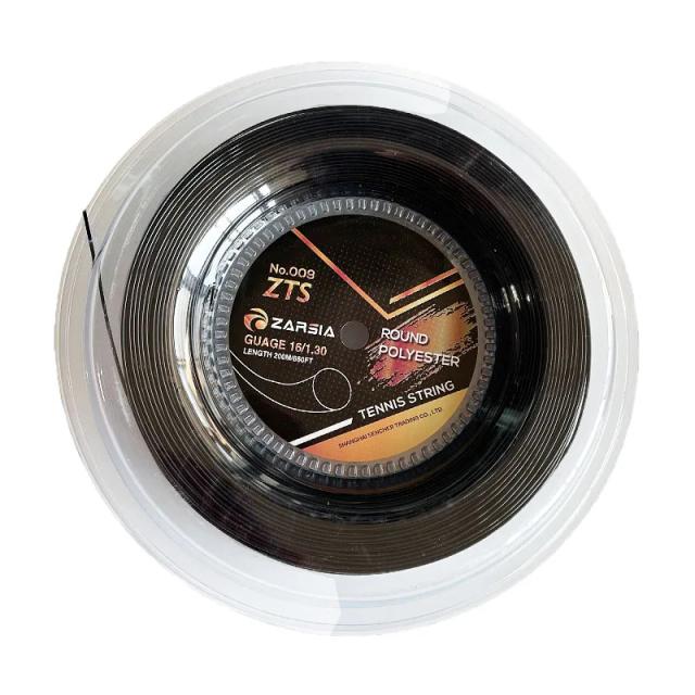Carretel Zarsia 4G de 200m com Corda de Poliester para Raquete de Tênis, Disponível em 1,25mm e 1,30mm, Alta Durabilidade e Acabamento Liso