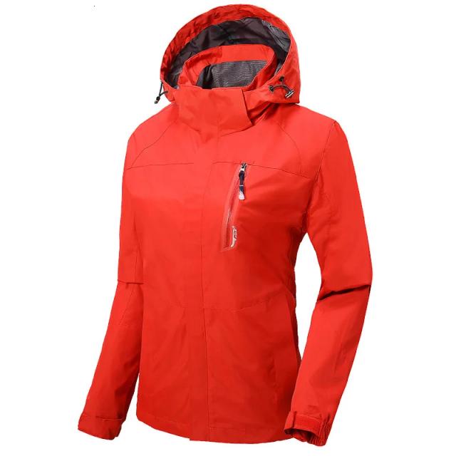 Jaqueta de Alpinismo à Prova d'Água e Frio com Tecido de Linho e Detalhes Reflexivos para Escalada ao Ar Livre