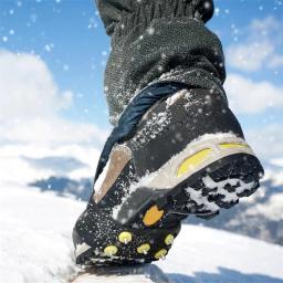 Anti Skid Shoe Spikes, Neve e Ice Gripper, Sapatos de inverno Grip, Anti Slip Crampons para escalada ao ar livre - Image 6