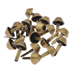 20 pçs saco de metal acessórios pés rebites parafusos perfurados para bolsa de couro diy artesanato - Image 3