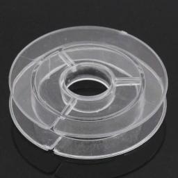 Carretéis de costura vazios de plástico transparente, carretéis para miçangas, fio de linha, ferramentas de costura de cordas 50mm, 20 peças - Image 2