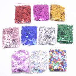 Confete estrelas acrílicas 6/10mm, estrelas, pulverização, para mesa, aniversário de casamento, decoração, colorido, brilhante, diy - Image 2