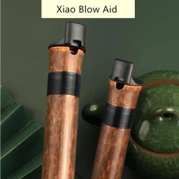 Xiao chinês flauta com ventilador bocal, adequado para iniciantes, bambu roxo, vertical Dizi Xiao enviar borla, alta qualidade - Image 2