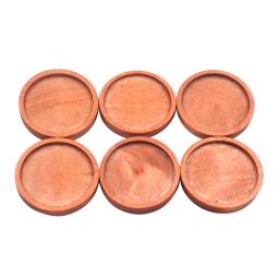 Rodada Lisa Fatia de madeira inacabada, Base inferior, DIY Madeira Artesanato Ornamentos, Escultura Scrapbooking Embellishments, 3 cm, 3,5 cm, 10Pcs - Image 3