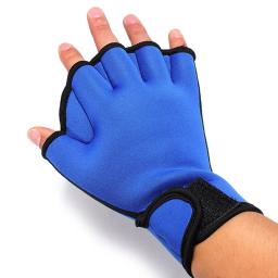 Newly-luvas de natação com 1 par, fitness aquático, resistência à água, treinamento de pá, sem dedos, fitness - Image 5