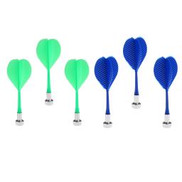 Conjunto de dardos magnéticos reposição de segurança para jogos, 3 pçs azul real verde - Image 4