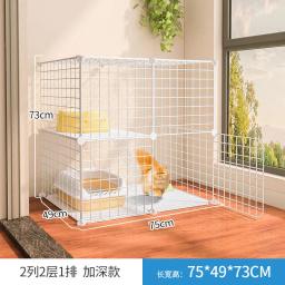 Pequena casa para gatos com espaço livre para banheiro, gaiola interna para gatos, villa doméstica, pequena casa para gatos, bolsa para gatos - Image 5