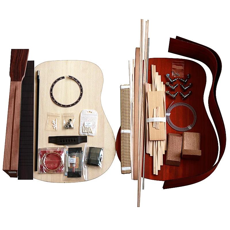 Conjunto de acessórios para guitarra de madeira, 41-polegadas, forte, para parte traseira de abeto sólido - Image 1