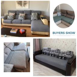 Capa de almofada de assento resistente à água Jacquard, Elastic Grey Sofa Cover, Living Room Furniture Protector for Pet and Kids, Removível - Image 5