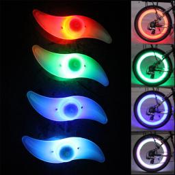 Luzes de roda de bicicleta led luzes de néon decoração led noite lâmpadas de advertência segurança rodas quentes falou luz bicicletas acessórios - Image 2