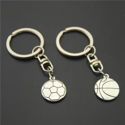 Chaveiros de metal para basquete, futebol, masculino, presente para homens e822/e823, 1 peça - Image 2