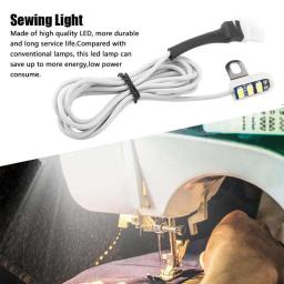 Lâmpada industrial com luz LED, flexível Gooseneck, acessórios para máquinas de costura, ferramentas de costura Overlock, 3 Beads, 5V - Image 6