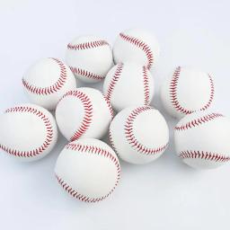 Bola de beisebol de borracha profissional de 9 polegadas para exercícios de treinamento de jogos de competição - Image 1