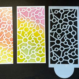 Estêncil de pintura para scrapbook, 10 peças, estêncil para decoração de parede do piso, do bolo, azulejos e decoração de artesanato - Image 4