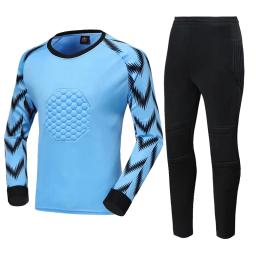 Goalkeeper Soccer Jersey e Sponge Protector Suit para Crianças e Adultos, Kits de Futebol, Treino, Uniforme para Homens, Criança - Image 6