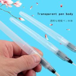 Pincel de tinta recarregável, 6 lâmpadas, caneta pincel aquarela macia para pintura de caligrafia e desenho, materiais de arte - Image 2